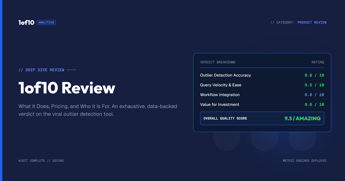1of10 Review: What It Does, Pricing, and Who It Is For