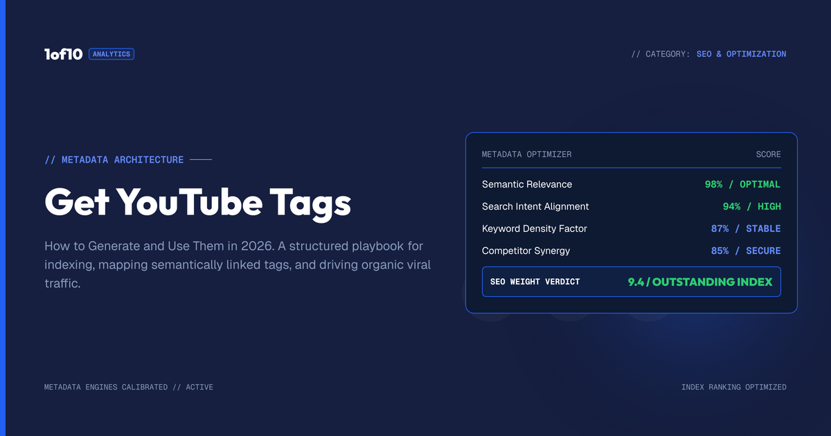 Get YouTube Tags: How to Generate and Use Them in 2026